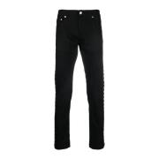Zwarte Skinny Jeans met Middelhoge Taille Alexander McQueen , Black , ...