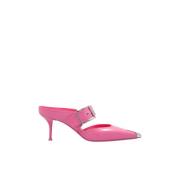 Roze Hak Slides Alexander McQueen , Pink , Dames