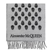 Wollen sjaal Alexander McQueen , Gray , Dames