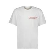 Logo T-shirt Alexander McQueen , White , Heren