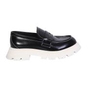 Eigentijdse Chunky Rubberen Zool Loafer Alexander McQueen , Black , Da...