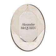 Messing ring Alexander McQueen , Gray , Heren