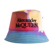 Luminous Flower Bucket Hat Alexander McQueen , Red , Heren