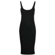 Kristalversierde jerseyjurk Alexander Wang , Black , Dames