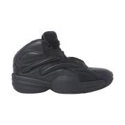 Leren Sneakers met Aw Hoop Alexander Wang , Black , Dames