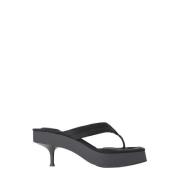 Jessy Kitten Heel Flip Flops Alexander Wang , Black , Dames