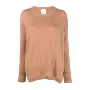 Butterscotch Brown Cashmere Sweater Allude , Brown , Dames