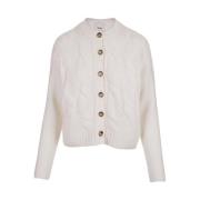 Cardigan Allude , White , Dames