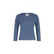 Luxe Wol-Kasjmier Pullover Allude , Blue , Dames