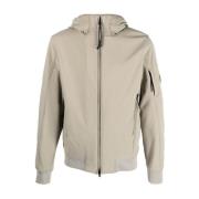 Bruine S R Afneembare Capuchon Jas voor Heren C.p. Company , Beige , H...