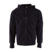 Heren Zip-through Sweatshirt met Verhoogd Fleece C.p. Company , Blue ,...