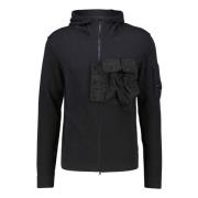 Heren Zip-Up Sweater C.p. Company , Black , Heren