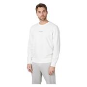 Witte Sweaters, Blijf elegant en comfortabel C.p. Company , White , He...