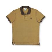 Stijlvolle Polo Shirt met Uniek Vigoré Effect C.p. Company , Brown , H...