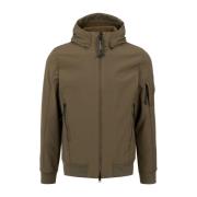 Groene Softshell Jas met Dubbele Ritssluiting C.p. Company , Green , H...