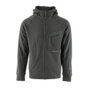 Groene Fleece Zip Sweatshirt C.p. Company , Gray , Heren