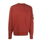 Rode Slavata Crewneck Sweatshirt C.p. Company , Red , Heren