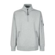 Grijs Melange Diagonal Raised Fleece Sweatshirt C.p. Company , Gray , ...