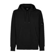 Diagonaal Raised Fleece Hoodie C.p. Company , Black , Heren