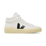 Chromevrije Leren Sneakers Veja , White , Dames