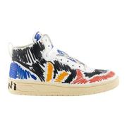 Stijlvolle Leren Sneakers met Uniek Design Veja , Multicolor , Dames