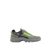 Groene Low Curve Iceman Sneakers Filling Pieces , Multicolor , Heren