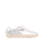 Soul-Star Metallic Leather Sneakers Golden Goose , Beige , Dames