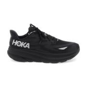 Ademende Clifton 9 Sneakers Hoka One One , Black , Heren