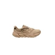 Clifton Suede Hardloopschoen Hoka One One , Beige , Heren