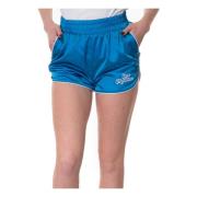 Shorts met contrast piping Love Moschino , Blue , Dames