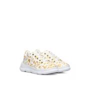 Leren Sneakers Love Moschino , White , Dames