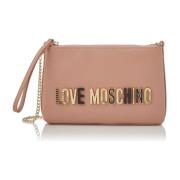 Shoulder Clutch Tas Love Moschino , Pink , Dames