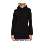Zwart hoodie set voor vrouwen Love Moschino , Black , Dames