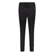 Stretch Ribbon Sweatpants MAC , Black , Dames