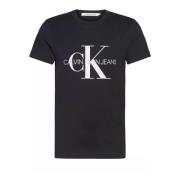Heren Print T-shirt Calvin Klein Jeans , Black , Heren