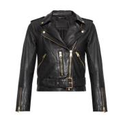 Leren Jas AllSaints , Black , Dames