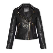 ‘Dalby’ leren jas AllSaints , Black , Dames