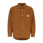 Casual Shirts Carhartt Wip , Brown , Heren