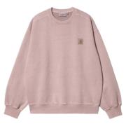 Vista Sweatshirt in Glassy Pink Carhartt Wip , Pink , Heren
