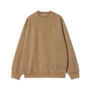 Vista Sweatshirt - Zwaar Geborsteld Katoenen Jersey Carhartt Wip , Bei...