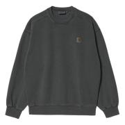 Vista Sweatshirt - Geborsteld Katoen, Ballonmodel Carhartt Wip , Gray ...