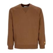 Chase Sweatshirt in Tamarind/Goud Carhartt Wip , Brown , Heren