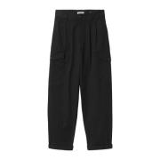 Dames Collins Pant in biologisch katoenen keperstof Carhartt Wip , Bla...