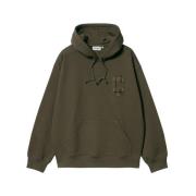 Wiles Sweatshirt met Capuchon Carhartt Wip , Green , Heren