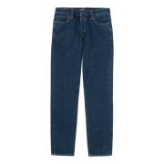 Moderne Tapered Fit Denim Jeans Carhartt Wip , Blue , Heren