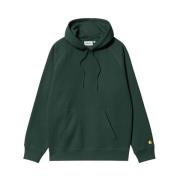 Hooded Chase Sweatshirt Carhartt Wip , Green , Heren