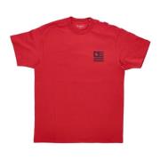 Streetwear T-Shirts Collectie Carhartt Wip , Red , Heren
