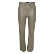 Slkaylee PU Kickflare -broek Soaked in Luxury , Gray , Dames