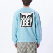 Sweatshirt Obey , Blue , Heren