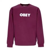 Sweatshirt Obey , Purple , Heren